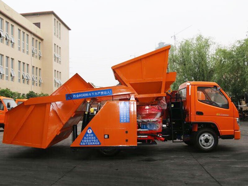 自動(dòng)上料噴漿車